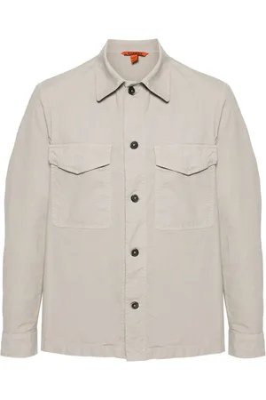 BARENA Camisa con cuadros finos