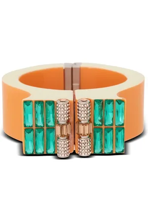 Balmain Pulsera gruesa con detalle de strass