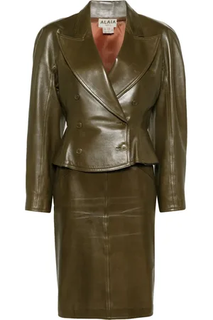 Alaïa Traje con peplum