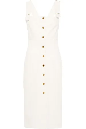 Patou Vestido estilo overol de mezclilla