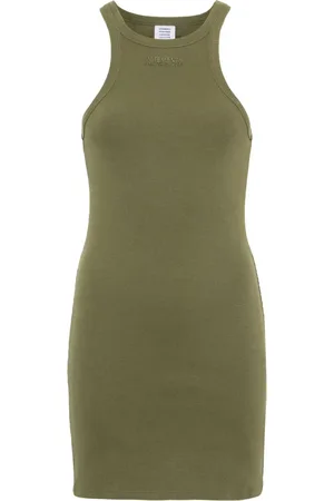 Vetements Vestido corto con logo bordado