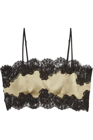 FLEUR DU MAL Top estilo bandeau de encaje