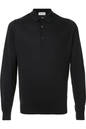 JOHN SMEDLEY Playera tipo polo manga larga