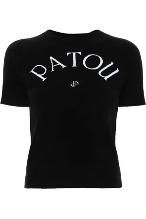 Patou Top con logo en jacquard