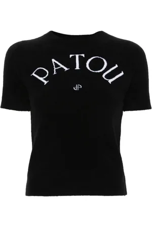 Patou Top con logo en jacquard