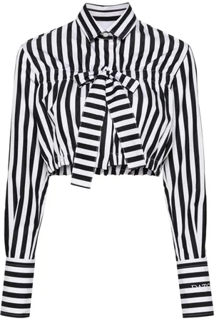 Patou Blusa corta con detalle de moño