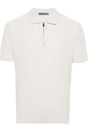 corneliani Playera tipo polo tejida