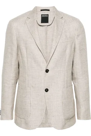 Ermenegildo Zegna Blazer con botones y cuadros estampados