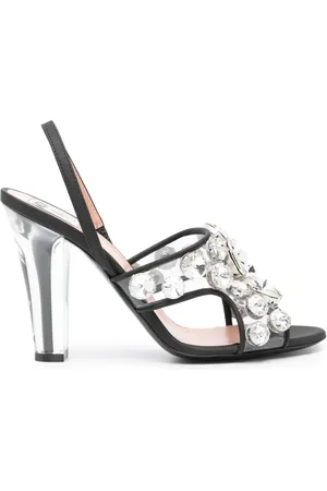 Moschino Sandalias con detalles de cristal y tacón de 110mm
