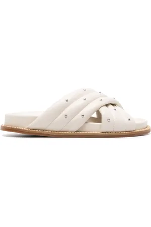 Fabiana Filippi Flip flops con detalle de aplique