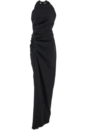 Salvatore Ferragamo Vestido con cuello halter