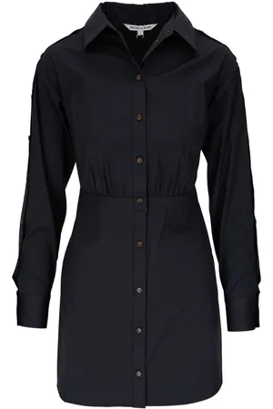 VERONICA BEARD Vestido camisero corto manga larga