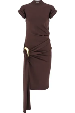 Salvatore Ferragamo Vestido fruncido