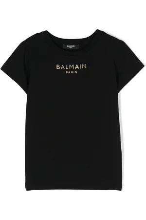 Balmain Playera con aplique del logo
