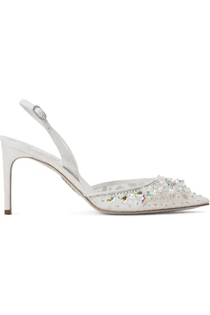 RENE CAOVILLA Zapatillas Cinderella con tacón de 80mm