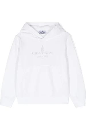 Stone Island Hoodie con logo estampado