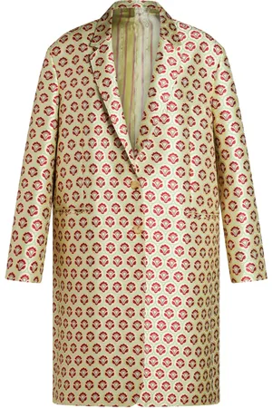 Etro Abrigo con motivo en jacquard