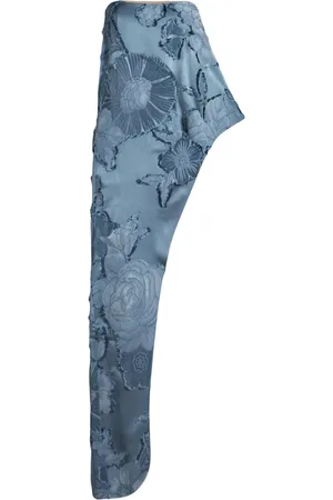 Etro Top asimétrico con motivo floral en jacquard