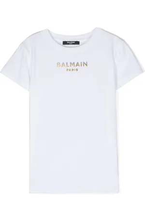 Balmain Playera con aplique del logo