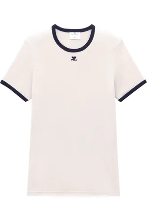 Courrèges Playera con aplique del logo