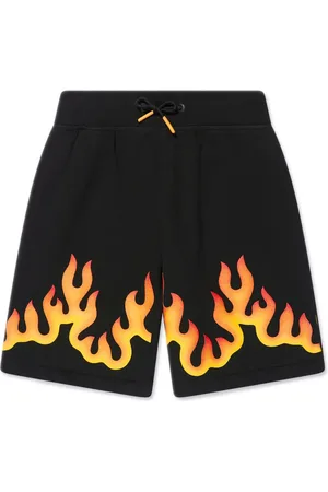 HUGO BOSS Bermudas con llamas estampadas