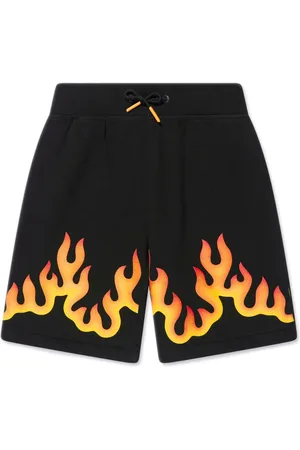 HUGO BOSS Bermudas con llamas estampadas
