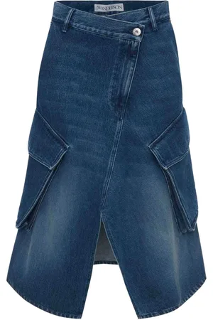 J.W.Anderson Falda midi estilo cargo