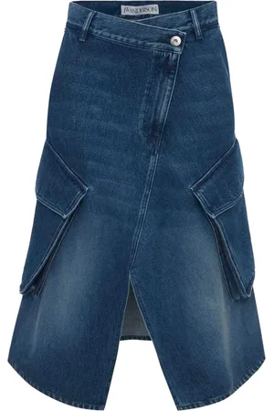 J.W.Anderson Falda midi estilo cargo