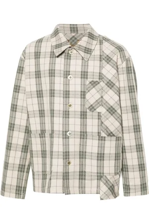 Golden Goose Camisa con cuadros estampados