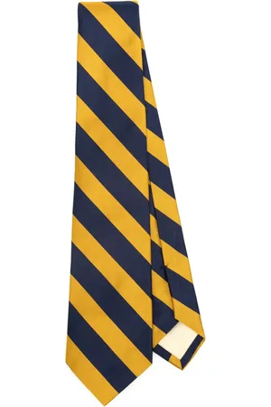 Ralph Lauren Corbata de seda con rayas estampadas