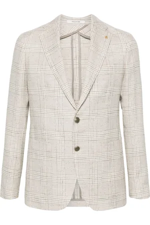 TAGLIATORE Blazer con motivo cuadros estampados