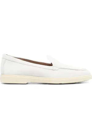 santoni Mocasines de gamuza con puntera redonda