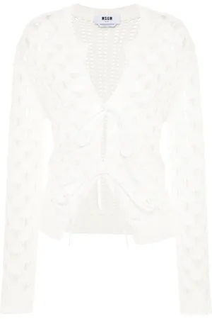 Msgm Cárdigan de tejido flojo
