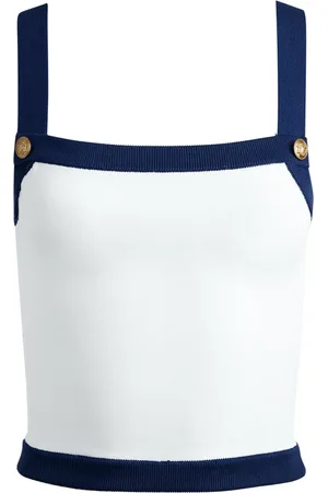 ALICE+OLIVIA Top tejido de canalé