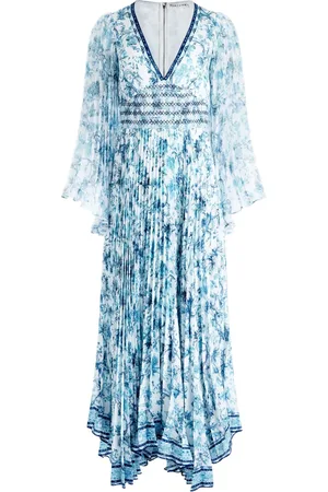ALICE+OLIVIA Vestido largo Sion Sunburst