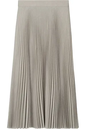 Tory Burch Falda midi con diseño plisado
