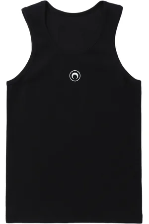 Marine Serre Top con motivo Crescent Moon