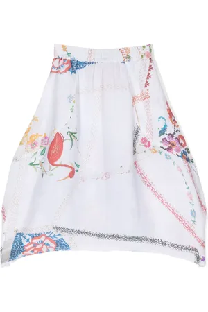 BY WALID Falda con estampado floral