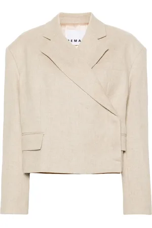 REMAIN Blazer corto con diseño cruzado