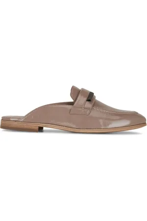 Brunello Cucinelli Mules con detalle de cadena Monili