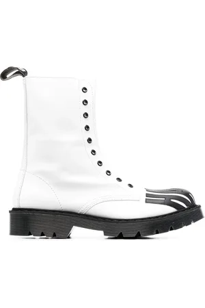 Vetements Botas militares con eslogan estampado