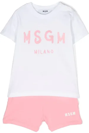 Msgm Traje deportivo con logo estampado