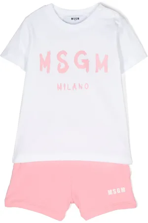 Msgm Traje deportivo con logo estampado