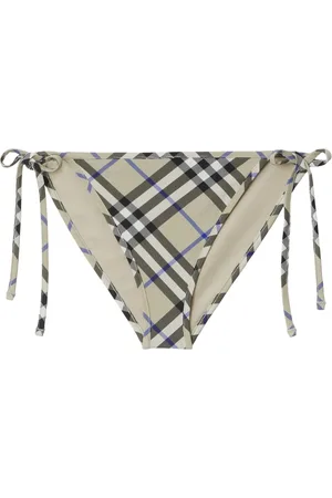 Burberry Bikini bottom con motivo Vintage Check