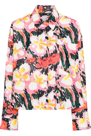 JNBY Blusa oversize con estampado floral