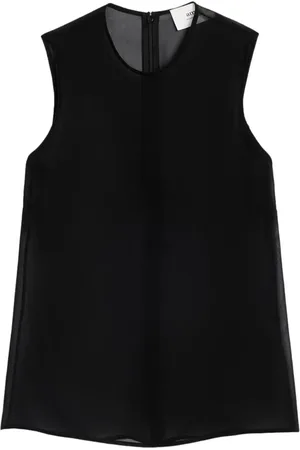 Ami Top de seda semitransparente