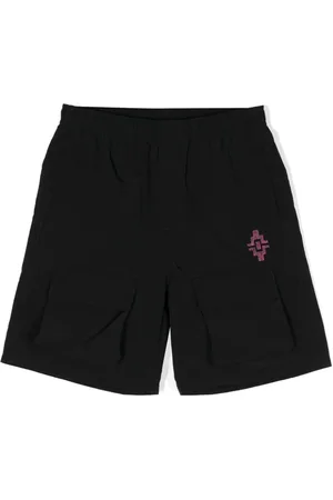 MARCELO BURLON Shorts con logo bordado