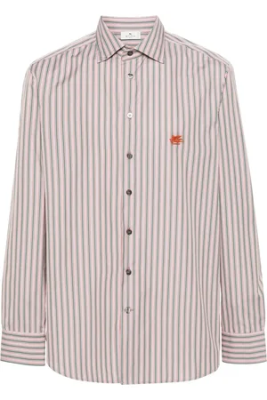 Etro Camisa con bordado Pegaso