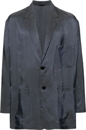 Giorgio Armani Sobrecamisa con motivos en jacquard