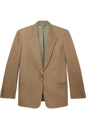Stella McCartney Blazer con un botón y solapas de pico